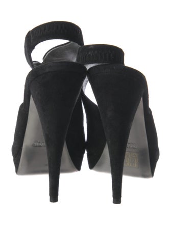 Miu Miu Suede Slingback Sandals
