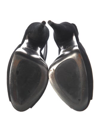 Miu Miu Suede Slingback Sandals