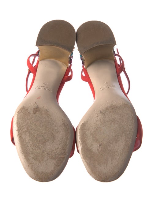 Miu Miu Suede Sandals