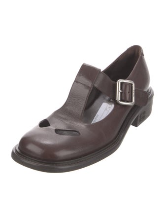 Miu Miu Leather Mary Jane Flats