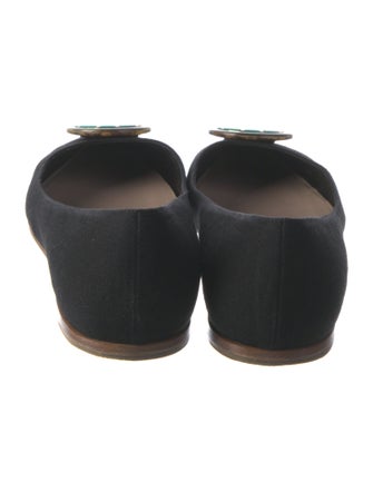 Miu Miu Canvas Ballet Flats