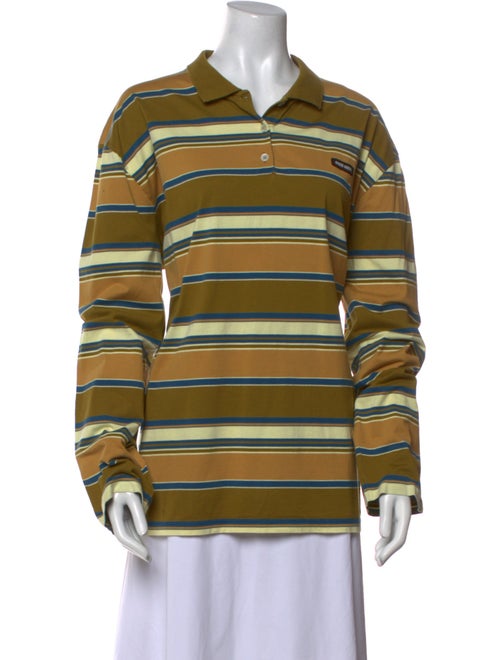 Miu Miu 2024 Striped Polo