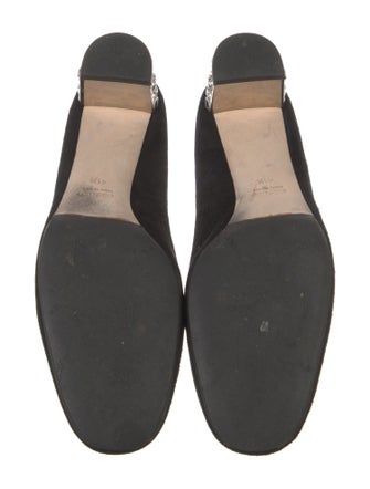 Miu Miu Suede Crystal Embellishments Pumps