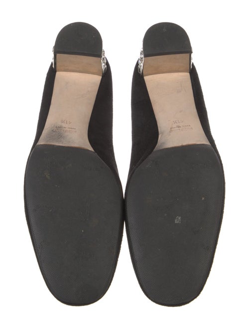 Miu Miu Suede Crystal Embellishments Pumps