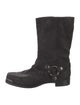 Miu Miu Leather Moto Boots