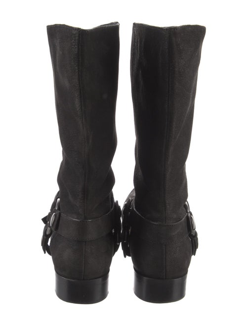 Miu Miu Leather Moto Boots