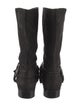 Miu Miu Leather Moto Boots