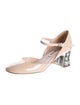 Miu Miu Patent Leather Crystal Embellishments D'Orsay Pumps