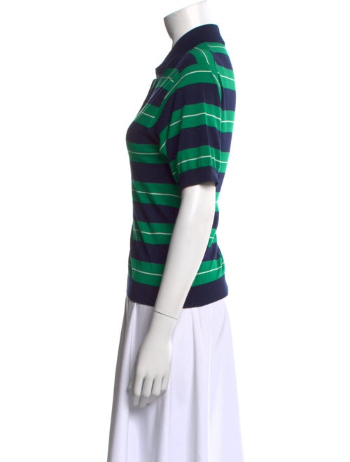 Miu Miu 2025 Striped Polo
