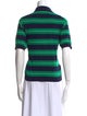 Miu Miu 2025 Striped Polo