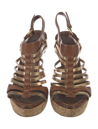 Miu Miu Leather Slingback Pumps