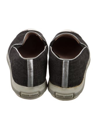 Miu Miu Colorblock Pattern Loafers