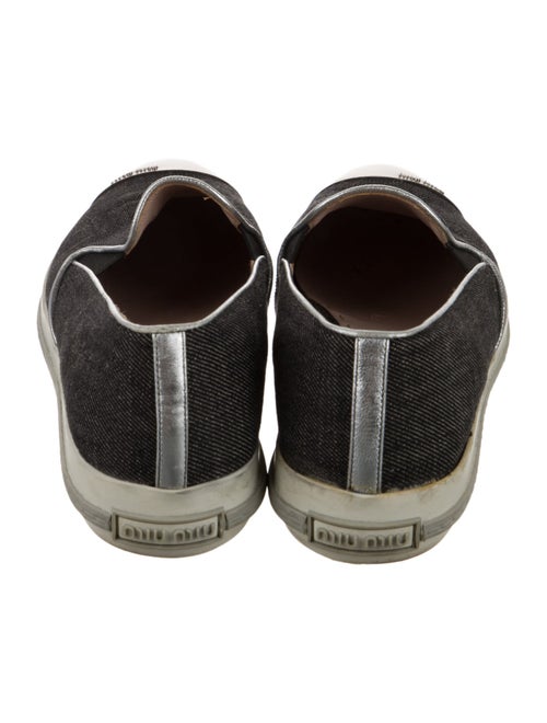 Miu Miu Colorblock Pattern Loafers