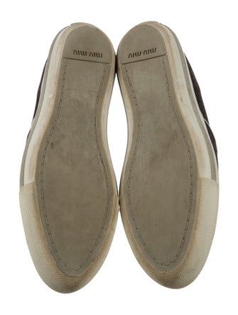 Miu Miu Colorblock Pattern Loafers