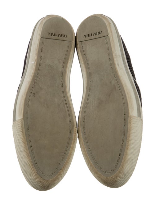 Miu Miu Colorblock Pattern Loafers