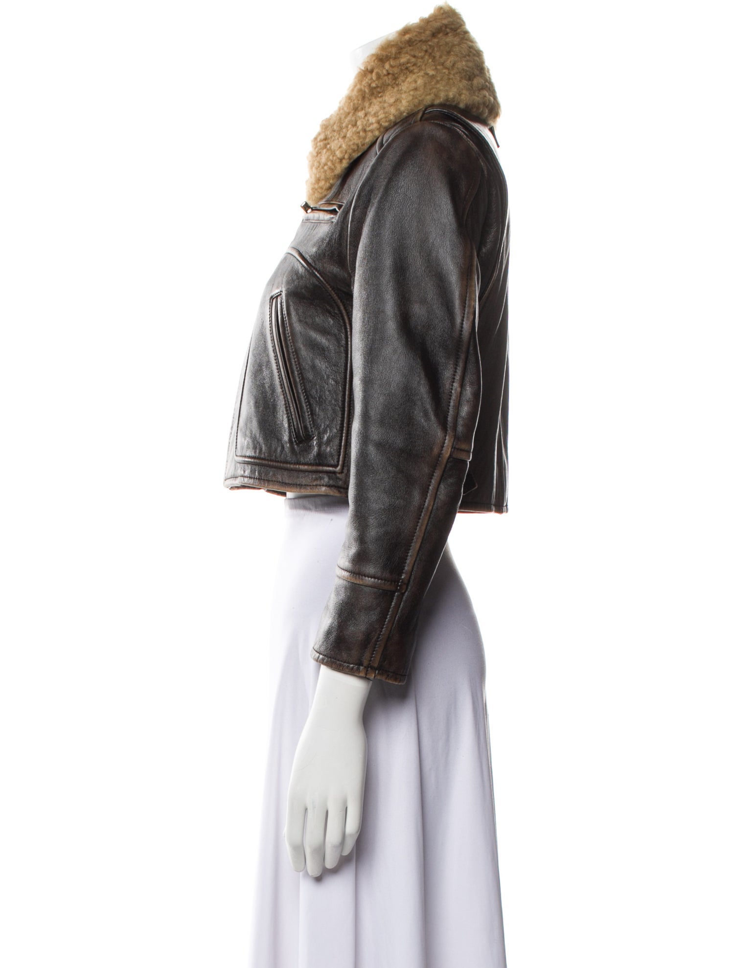 Miu Miu 2022 Leather Biker Jacket