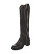 Miu Miu Leather Riding Boots