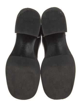 Miu Miu Leather Riding Boots