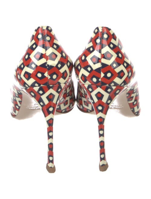 Miu Miu Patent Leather Printed Pumps