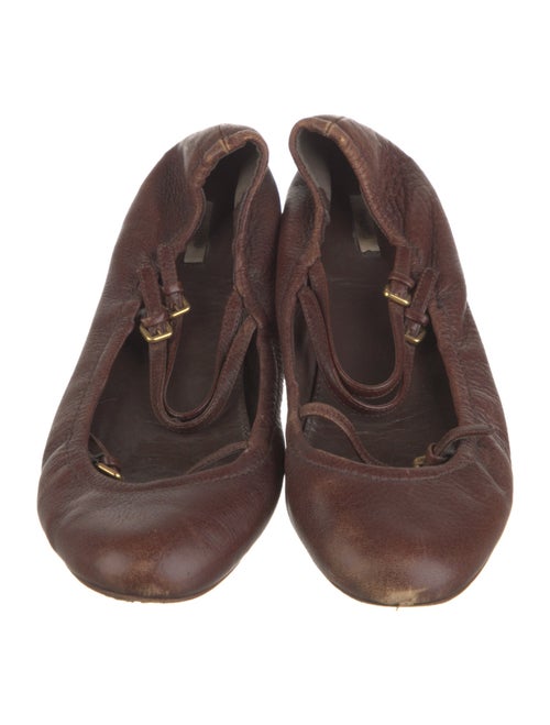 Miu Miu Leather Mary Jane Flats