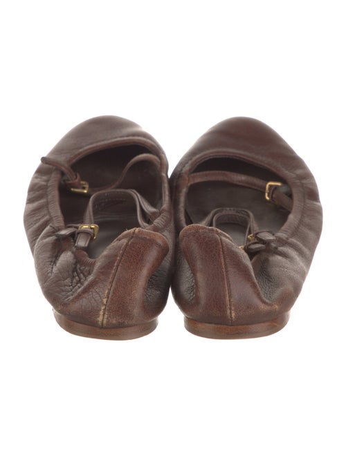 Miu Miu Leather Mary Jane Flats