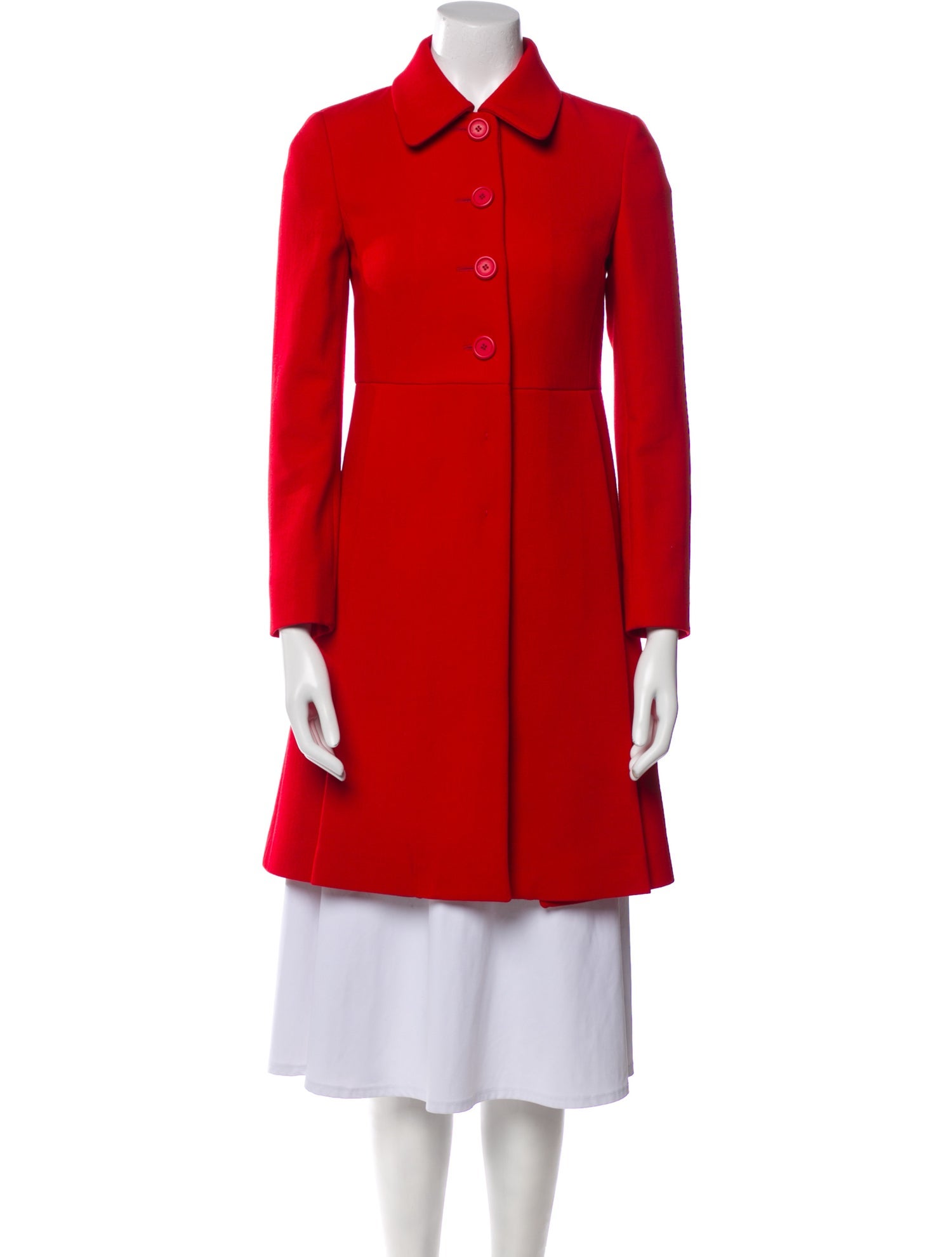 Miu Miu 2015 Virgin Wool Peacoat