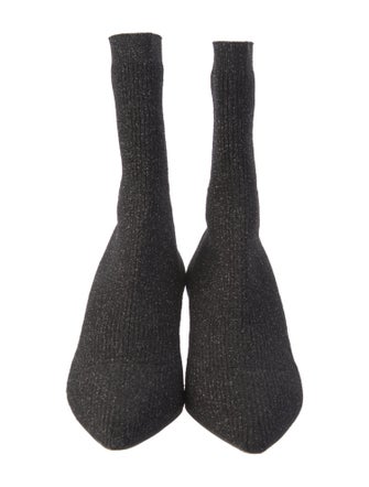 Miu Miu Mesh Crystal Embellishments Sock Boots