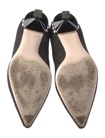 Miu Miu Mesh Crystal Embellishments Sock Boots