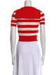 Miu Miu 2021 Striped Crop Top