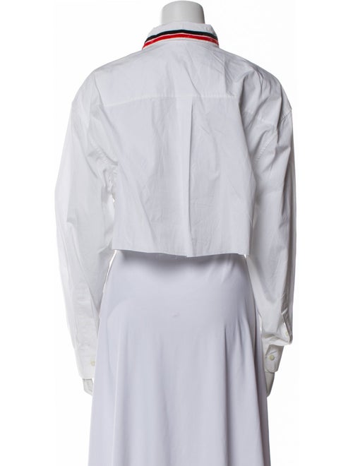 Miu Miu 2022 Mock Neck Crop Top