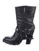 Miu Miu Leather Moto Boots