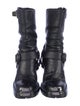 Miu Miu Leather Moto Boots
