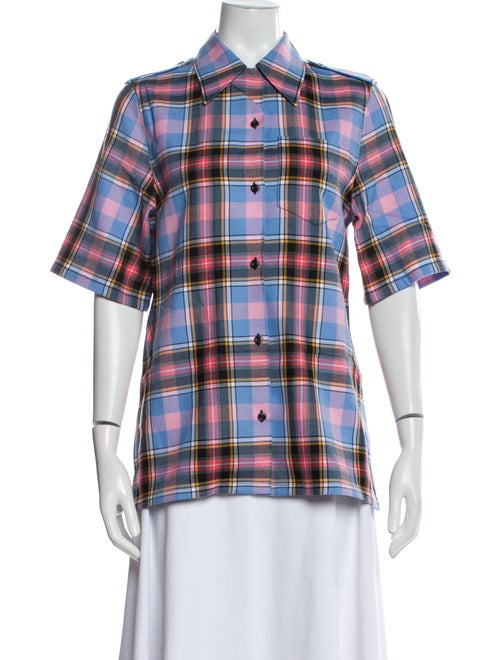 Miu Miu 2015 Virgin Wool Button-Up Top