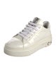 Miu Miu Patent Leather Crystal Embellishments Sneakers