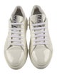 Miu Miu Patent Leather Crystal Embellishments Sneakers