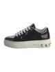 Miu Miu Patent Leather Crystal Embellishments Sneakers