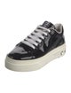 Miu Miu Patent Leather Crystal Embellishments Sneakers