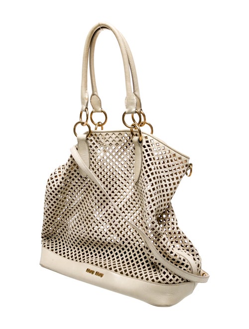 Miu Miu Leather Bucket Bag