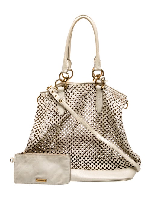 Miu Miu Leather Bucket Bag
