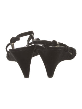 Miu Miu Leather Printed Slingback Pumps