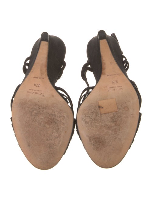 Miu Miu Leather Printed Slingback Pumps