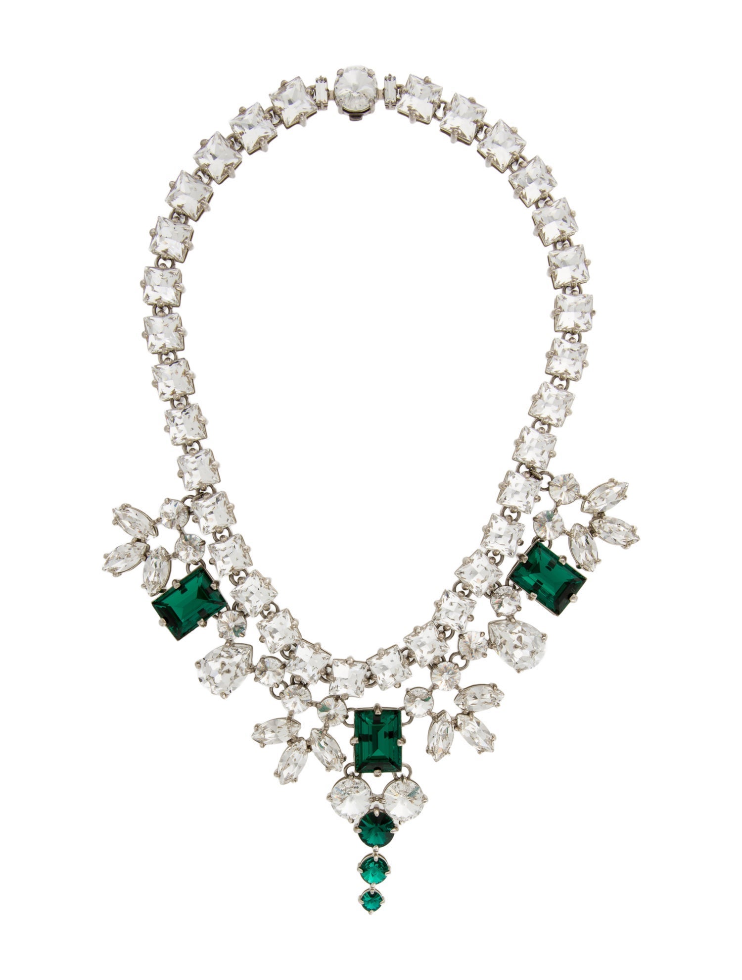 Miu Miu Crystal Collar Necklace