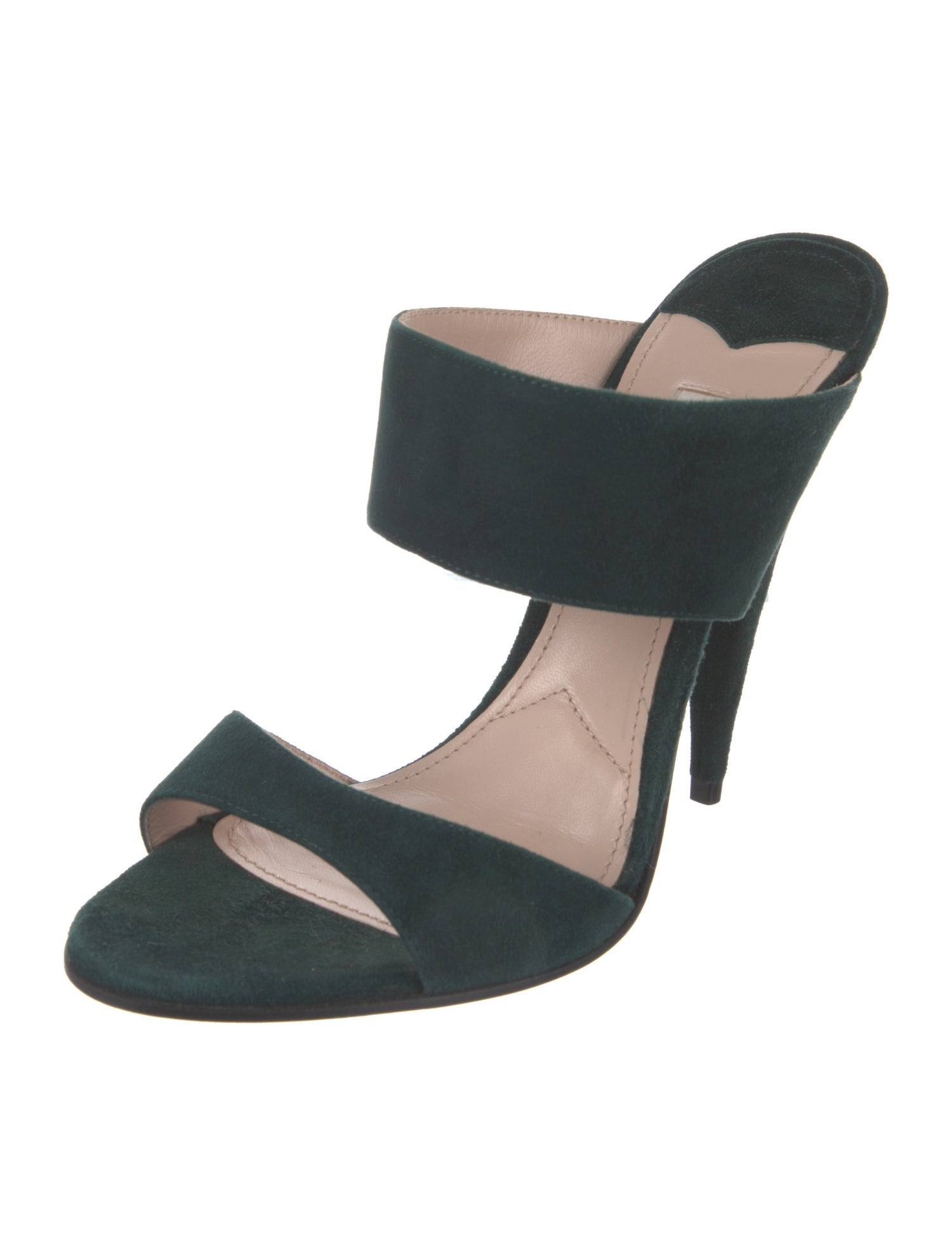 Miu Miu Suede Slides