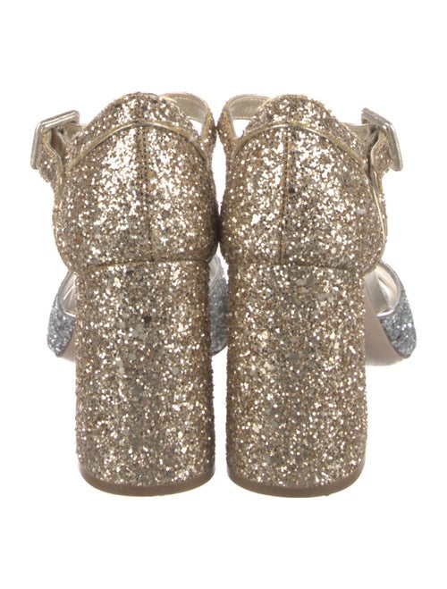 Miu Miu Glitter Sandals