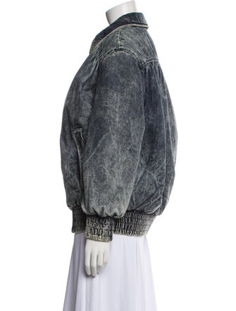 Miu Miu 2018 Printed Denim Jacket