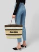 Miu Miu Raffia Tote