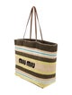 Miu Miu Raffia Tote
