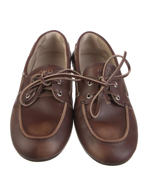 Miu Miu Leather Loafers