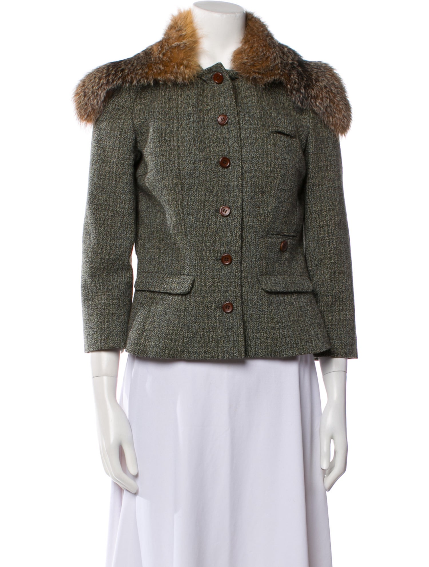 Miu Miu Vintage 2004 Fur Jacket