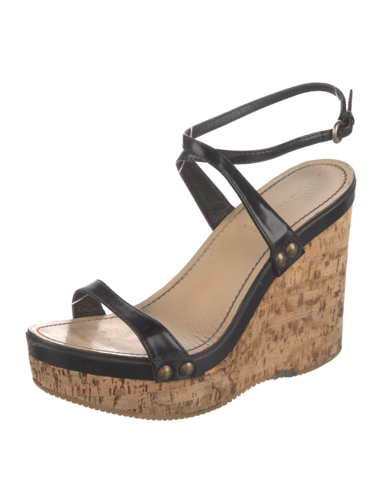 Miu Miu Leather Sandals